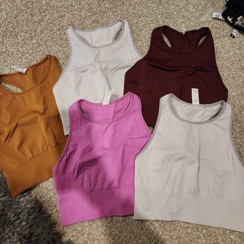 Lululemon Assorted Color Racerback Tops